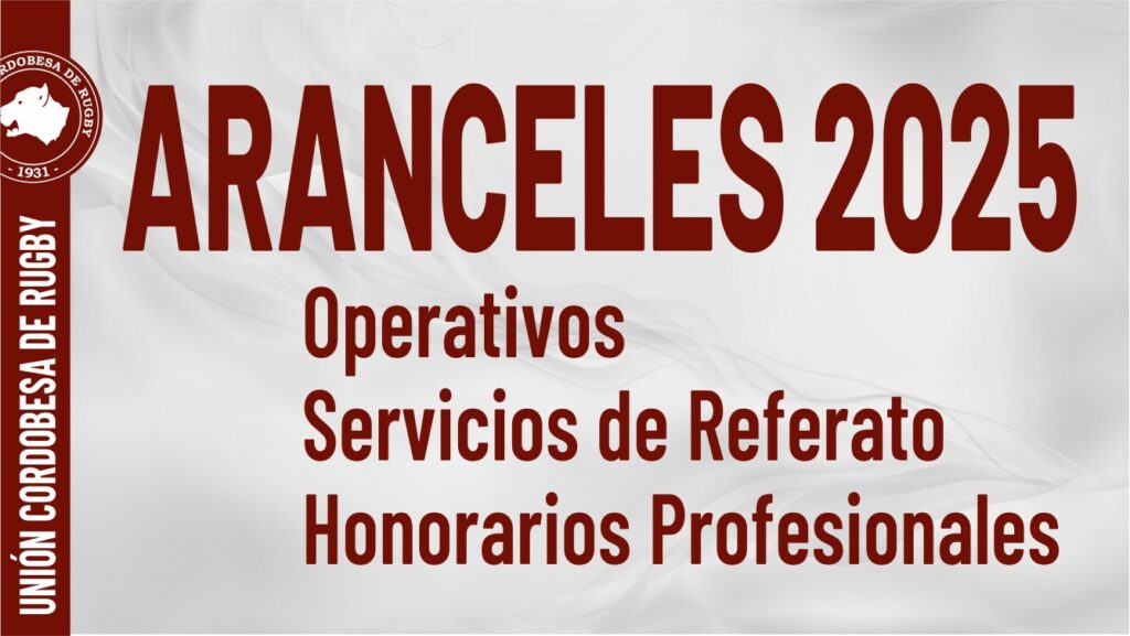 Aranceles Operativos 2025