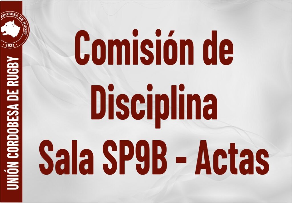 Sala SP9B Actas